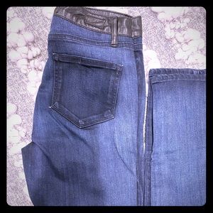 Real leather waist Paige Jeans